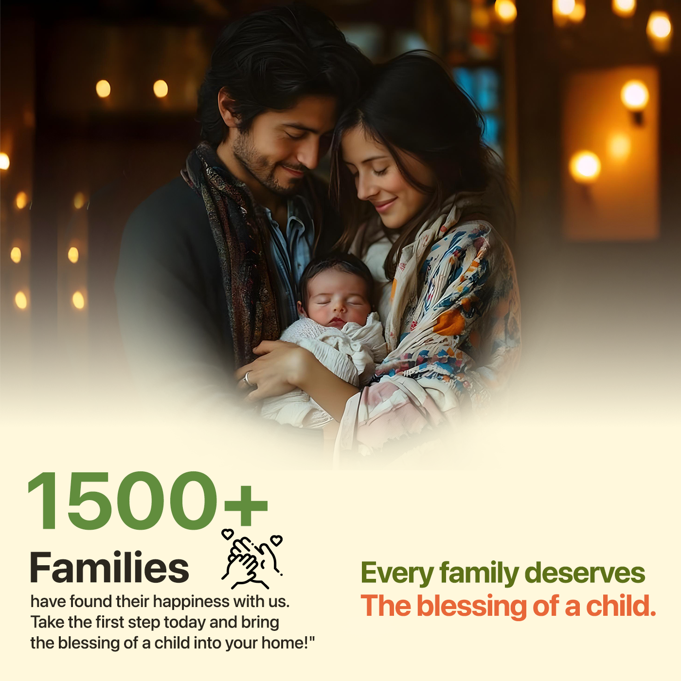 1500+ families