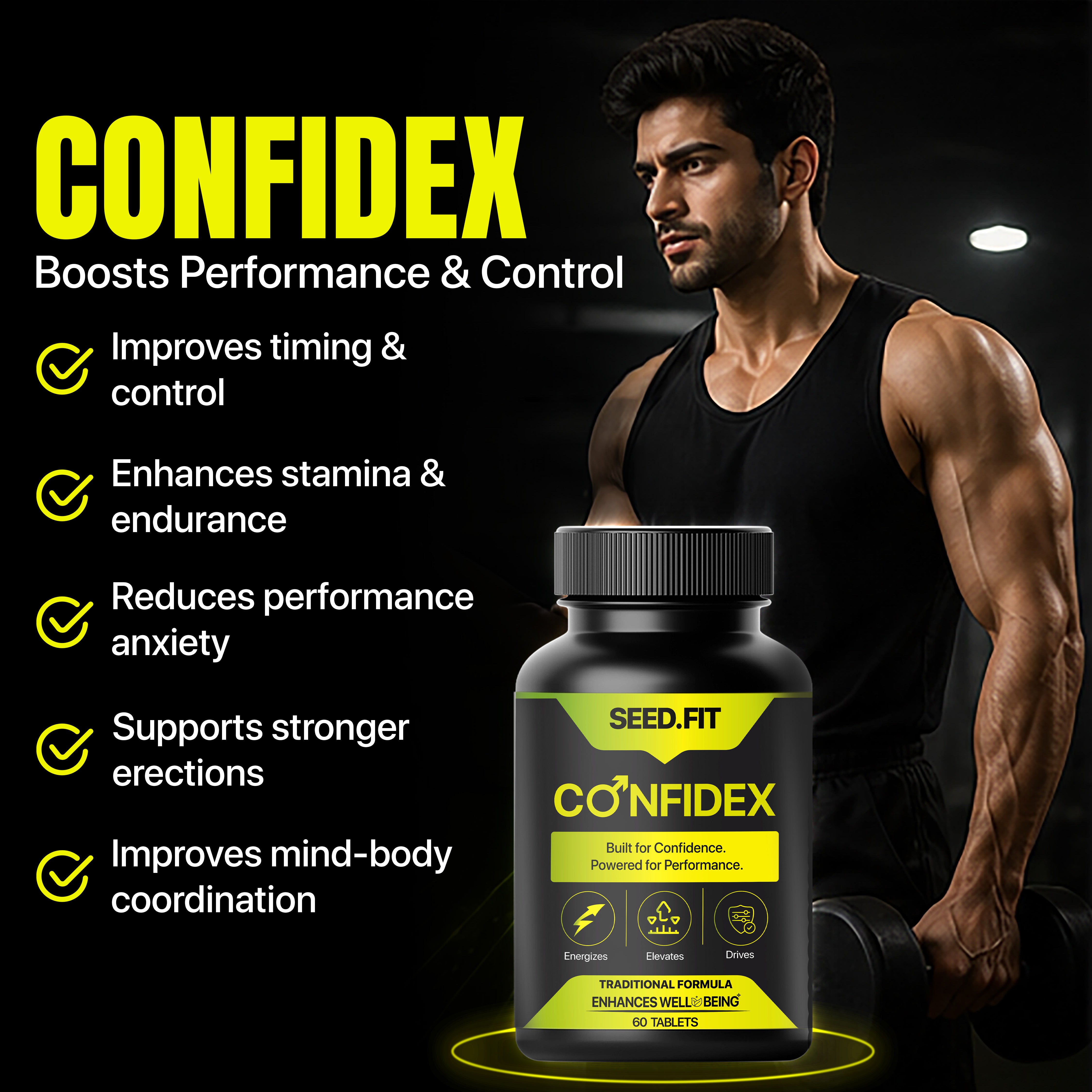 THE ULTIMATE MEN'S WELLNESS & FERTILITY KIT (Spermovita + Confidex)