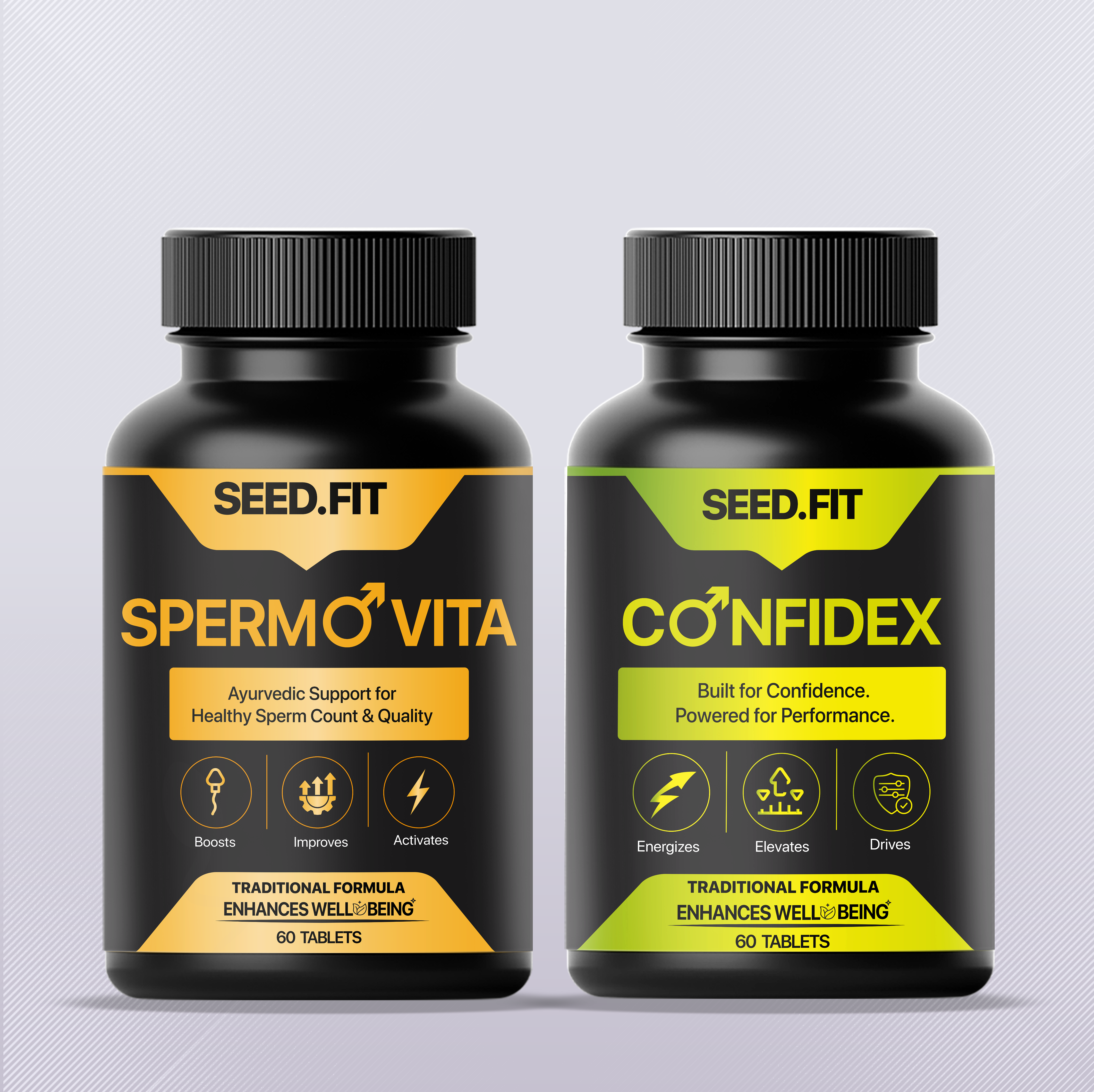 The Ultimate Performance & Fertility Kit (Spermovita + Confidex)